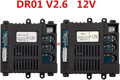 Vista 2 de 2.4G Bluetooth Control remoto DR01 V2.6-HL 12V Kit receptor de coche para niños, accesorios de caja de control para niños, piezas de repuesto