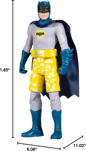 Vista 2 de DC Batman 66 Batman - Figura de acción de 6 pulgadas