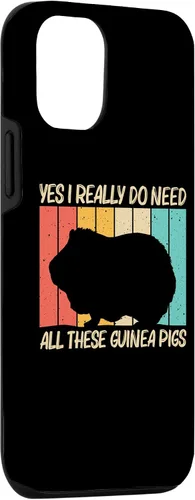 Vista 3 de iPhone 15 Cool Guinea Pig Design For Men Women Cavy Pet Rodent Lovers Case