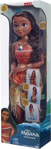 Vista 8 de [Usado] Muñeca Moana de Disney de 32 pulgadas de alto Playdate perfectamente posable, incluye peine para el pelo, muñeca de moda Moana Playdate