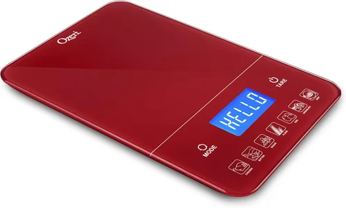 Vista 12 de Ozeri Touch III - Báscula digital de cocina con contador de calorías, 22 libras (22.0 lbs), ocre quemado