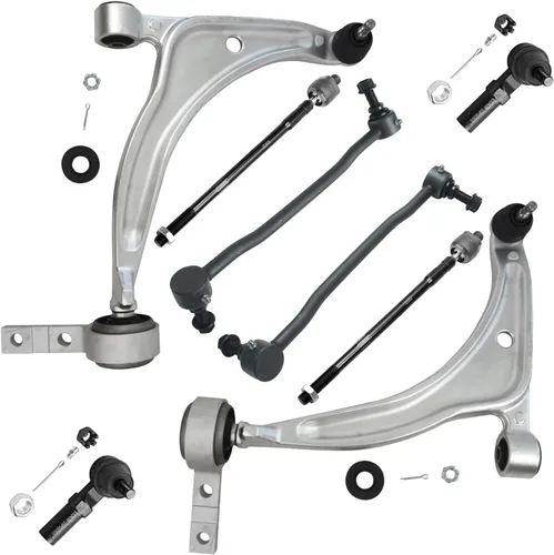 Vista 285 de Detroit Axle - Kit de brazos de control de extremo de 8 piezas para Toyota 2001-2003 Highlander 2002-2003 Camry Lexus ES300, 2 conjuntos de brazos