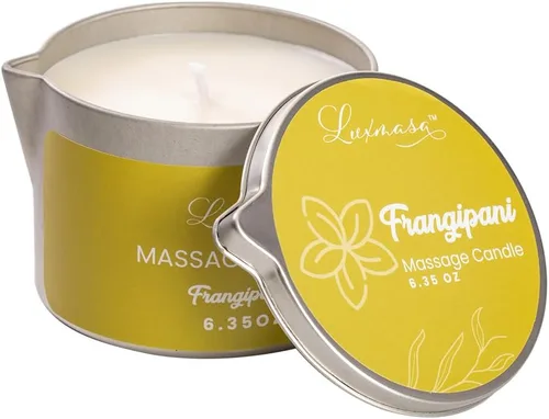Vista 12 de Vela de masaje, aceite de soja perfumado a baja temperatura, terapia de calor, loción de aceite corporal, aceite de karité natural, aceite de masaje