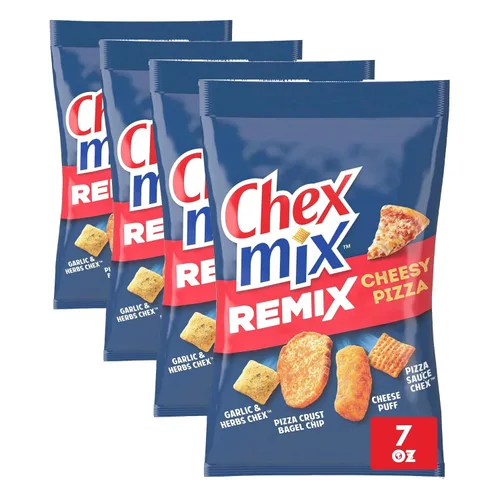 Vista 16 de Chex Mix Remix - Mezcla de bocadillos de pizza con queso, tamaño familiar