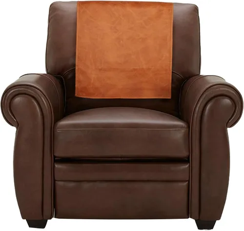 Vista 11 de LL LEATHER LOVERS Funda de cuero para reposacabezas de silla reclinable, sofá, sofá biplaza, protector de muebles, funda para asiento de teatro