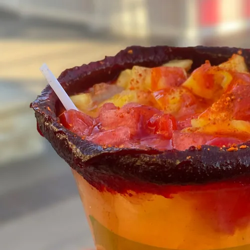 Vista 7 de Sapo's Miches Chamoy Rim Dip - Salsa de caramelo de tamarindo para bebidas, micheladas y cócteles, 8 onzas (Mango)