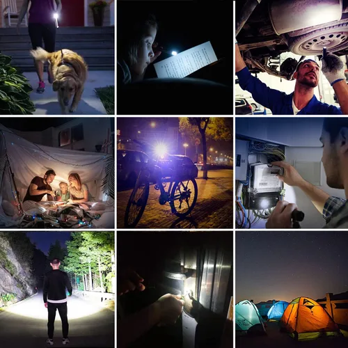 Vista 6 de UltraTac K1 - Linterna LED rosa de 180 lúmenes, mini luz impermeable con batería AAA, tamaño compacto de bolsillo para mujeres, EDC, camping
