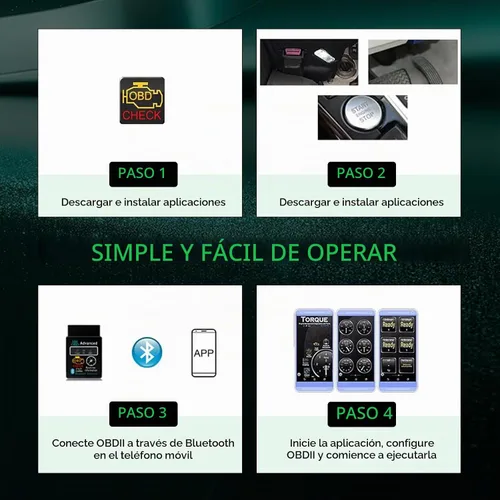 Vista 6 de Herramienta de Diagnóstico Bluetooth OBD2 para Automóvil, Dispositivo Inalámbrico para Reiniciar y Borrar Códigos de Falla, Escáner que Elimina