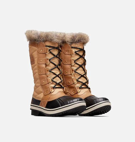 Vista 2 de SOREL Tofino II - Botas de invierno con aislamiento impermeable y cuello de piel sintética para mujer