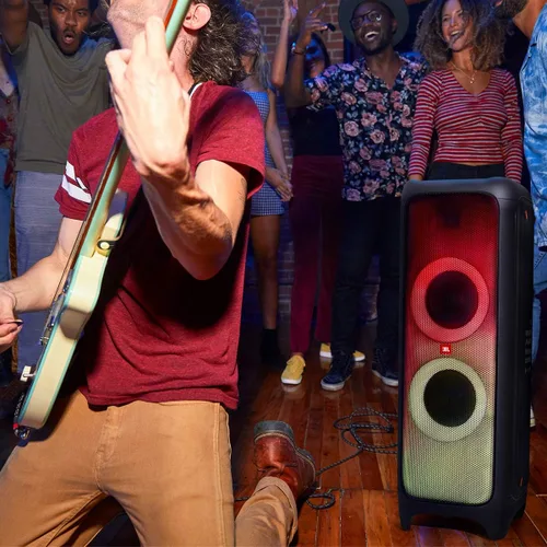 Vista 6 de JBL PartyBox 1000 - Altavoz portátil inalámbrico Bluetooth para fiesta de alta potencia, Negro