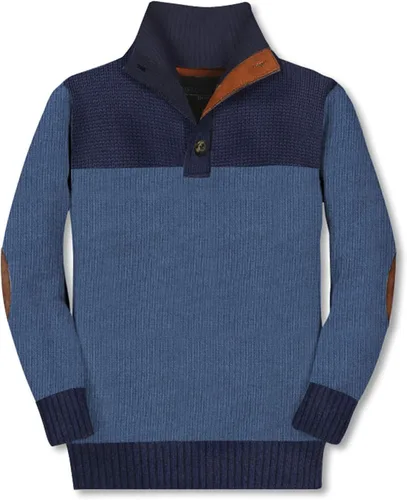 Vista 4 de Gioberti Suéter de punto 100% algodón con cuello abotonado para niños y niños Verde cazador