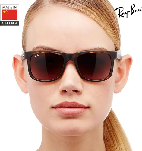Vista 32 de Ray-Ban RB4165 JUSTIN CLASSIC - Gafas de sol de forma cuadrada con kit oficial de gafas
