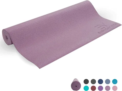 Vista 15 de Everyday Yoga Estera Deluxe, espaciosa de 72"x24" antideslizante para cómodos entrenamientos en casa, extra gruesa de 3-5mm