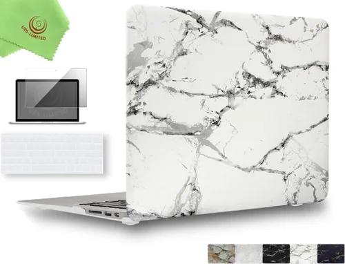 Vista 29 de UESWILL Funda rígida mate 3 en 1 compatible con MacBook de 12 pulgadas con pantalla Retina modelo A1534 + funda de teclado y protector de pantalla