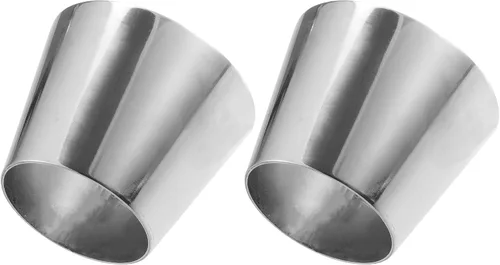 Vista 14 de X AUTOHAUX - Tubo de escape con mandril para coche, codo doblado, tubo de acero inoxidable 304, reductor concéntrico de 2.5" DE a 3" DE, 2 piezas