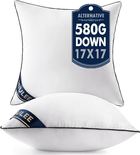 Vista 25 de MIULEE - Inserto de almohada de 14 x 36 pulgadas, almohada decorativa lumbar rellena de alternativa a plumón, inserto de relleno de almohada premium