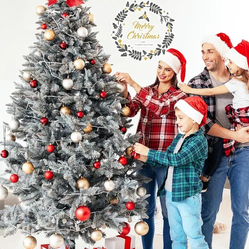Vista 6 de JUNEBRUSHS 600 ganchos negros para adornos de Halloween con broche Cuerda de adorno para árbol de Navidad, fiestas, decoraciones colgantes