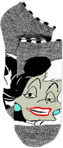 Vista 6 de Disney Villains - Paquete de 6 calcetines para mujeres adolescentes adolescenteadulto