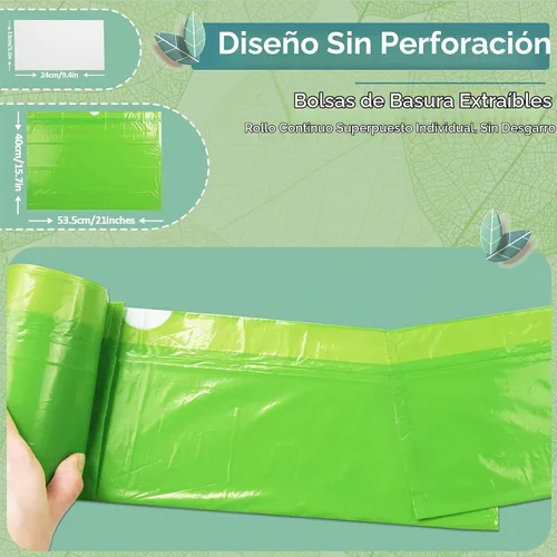 Vista 3 de Bolsas desechables para cómoda de mesita de noche con almohadilla súper absorbente, paquete de 50 bolsas desechables, ajuste universal para todas