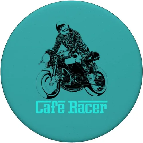 Vista 3 de Cafe Racer Biker Men Women Adult Teens Boys Girls Kids Youth PopSockets Swappable PopGrip