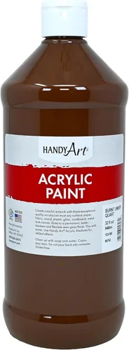 Vista 58 de Handy Art Pintura acrílica, juego de 12 colores, botellas de 16 onzas, acrílico líquido para estudiantes semibrillante, consistencia de flujo