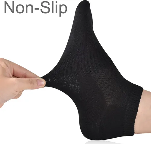 Vista 4 de Cozi Foot 510 pares de calcetines de tobillo para mujer, atléticos, suaves, de corte bajo