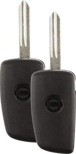 Vista 3 de Combo de Llave de Control Remoto de Automóvil de Repuesto Sin Cortar Compatible con KBRASTU15, CWTWB1U733, ID 46, NI04T (Paquete de 2)