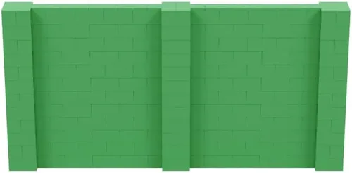 Vista 91 de EverBlock Kit de pared de 5 x 4 pies Bloques de construcción modulares Sistema de pared para edificios, pantallas y estructuras Divisor