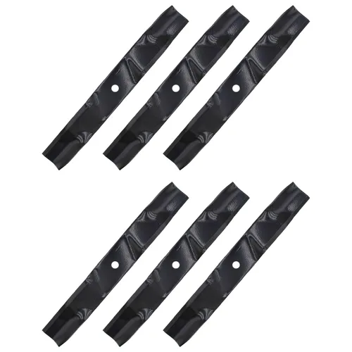 Vista 3 de Stevens Lake Parts (6) Cuchillas de mantillo para Exmark 36" y 52" Deck Lazer Z Turf Tracer Viking