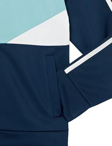 Vista 3 de adidas Boys' Zip Front Sportswear Color Block Tricot Jacket