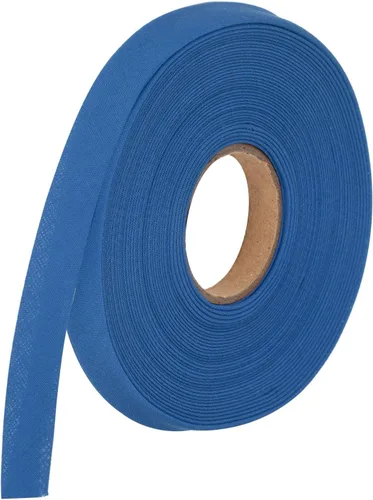 Vista 204 de MECCANIXITY Cinta al bies de doble pliegue de 1 pulgada, cinta al bies de poliéster continua a granel para coser, costura, acolchado, dobladillo