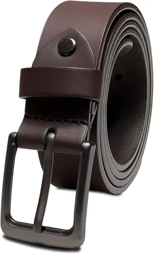 Vista 2 de Kolossus Cinturón de cuero de grano superior para hombre