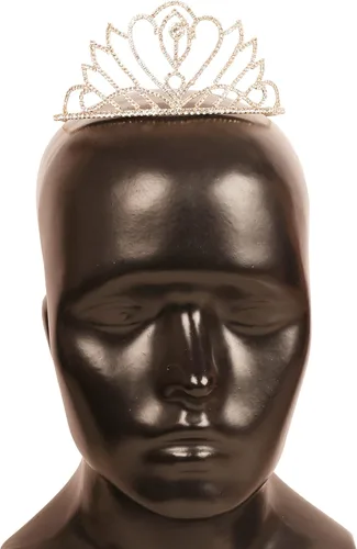 Vista 4 de Touchstone Royal Fashion Fiesta Simbólica Sucesión Hereditaria Denota Alto Estatus Rhinestone Diseñador Joyería Tiara Corona para Mujer.