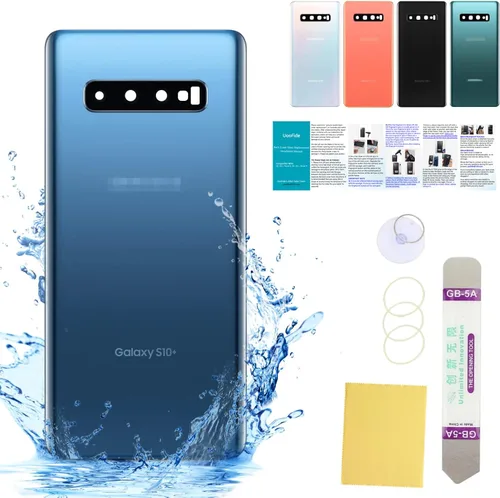 Vista 13 de Compatible con Samsung Galaxy Note 8 - Carcasa trasera de repuesto de cristal de 6.3 pulgadas, SM-N950, todos los portadores con manual de Negro