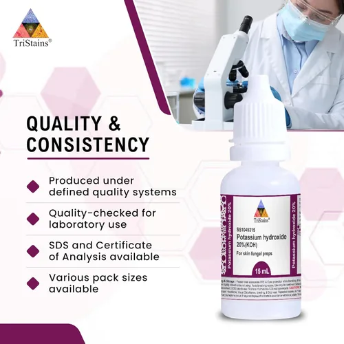 Vista 6 de Hidróxido de potasio 20% KOH-15mL Frasco cuentagotas