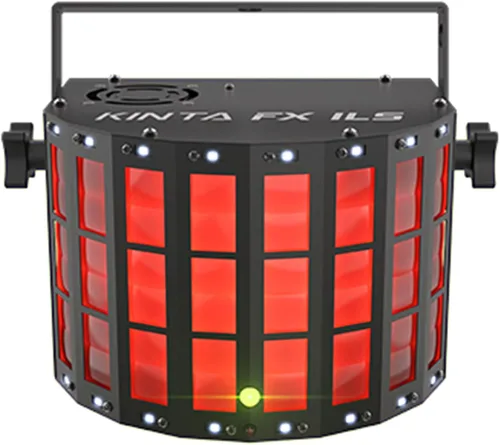 Vista 2 de Chauvet DJ Kinta FX ILS - Luz compacta multiefecto con Kinta y SMD Strobe Bundle con cable DMX y paño de pulido Austin Bazaar