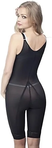 Vista 3 de Lipo Express - Fajas moldeadoras para mujer con correa fina de 3/4 piernas reductoras Ref 1629BLK