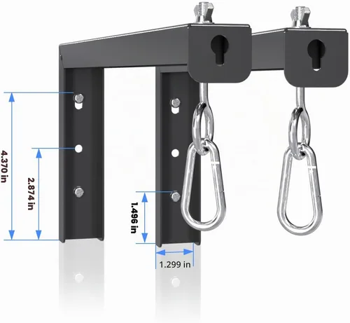 Vista 4 de suptek PRL002B - Soporte universal para proyector de pared, soportes en L para colgar en la pared, ganchos de montaje de extensión ajustables de 12