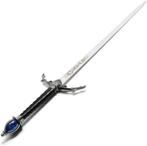Vista 5 de Espada de fantasía personalizada de 38 pulgadas con vaina, grabado gratuito