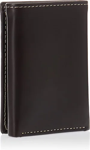 Vista 2 de Timberland - Cartera triple de cuero para hombre con ventana para tarjeta de identificación