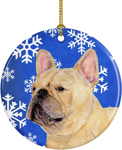 Vista 316 de Caroline's Treasures Cavalier Spaniel - Adorno de cerámica para colgar en el árbol de Navidad, para el hogar, Navidad, fiestas, regalo, 3 pulgadas