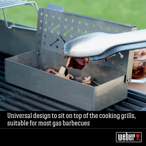 Vista 5 de Weber Caja universal para ahumar de acero inoxidable