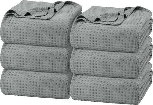 Vista 87 de Utopia Bedding Manta de gofre 100% algodón, tamaño individual, color negro, 90 x 72 pulgadas