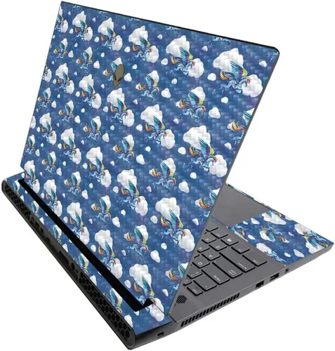 Vista 144 de MightySkins - Skin brillante con purpurina para Alienware M17 R3 (2020) y M17 R4 (2021) - Diversión de los años 90 Acabado duradero con purpurina