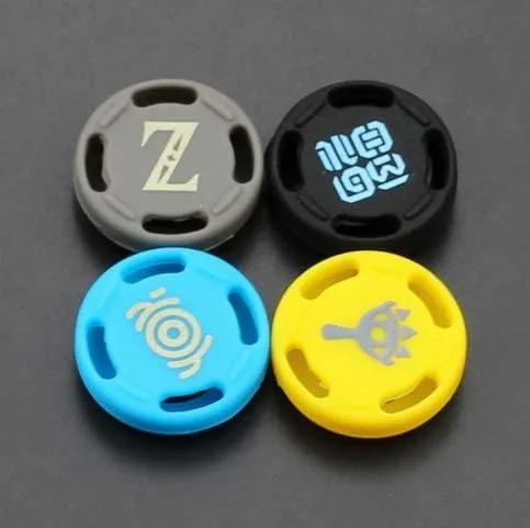 Vista 4 de Funda de silicona para pulgar, funda analógica para joystick, tapa antideslizante para Nintendo Switch Joy-con (K)