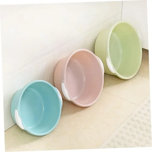 Vista 7 de Zerodeko Cubo de la tina 2 unids Cuenca de plástico Chic Moda Elegante Hogar Simple Lavabo de plástico Lavabo de plástico Lavabo de pie Lavabo