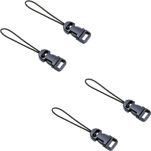Vista 7 de VKO Conector de liberación rápida de correa de cámara de 0.591 in, Negro