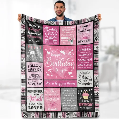 Vista 22 de Aimego Capricornio - Manta de franela de astrología celestial del zodiaco, regalo de cumpleaños para mujeres y hombres, manta bohemia suave y ligera