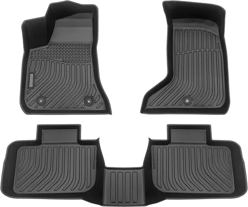 Vista 17 de Alfombrillas para todo tipo de clima para Ford Explorer 2011-2014 (no apto para asientos de cubo), tapetes para el piso de 1ª y 2ª y fila, 3D