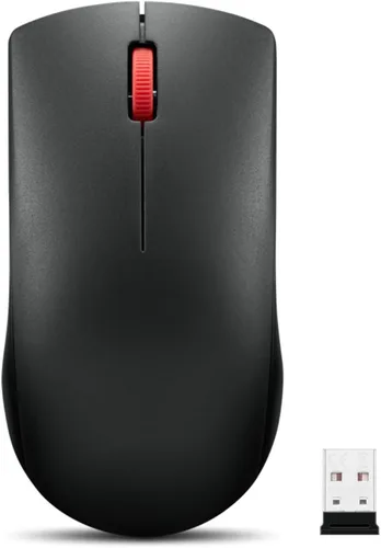 Vista 9 de Lenovo Ratón recargable USB-C silencioso (WL500) - Botones silenciosos, recargable USB-C, agarre ambidiestro, DPI ajustable - Receptor